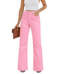 GRAPENT Womens Flare Jeans High Waisted Wide Leg Baggy Jean for Women Stretch Denim Pants
