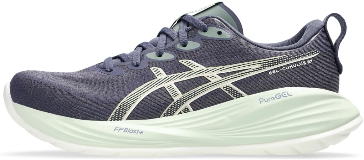 ASICS Women's Gel-Cumulus 27 Running Shoes, 6.5, Indigo Fog/Cream