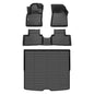GINOWY-Floor Mats for Toyota 4Runner 1996-2002,1st+2nd Row,TPE All Weather Car Mats Custom Fit Rubber Floor Liners Car Accessories for Toyota 4Runner