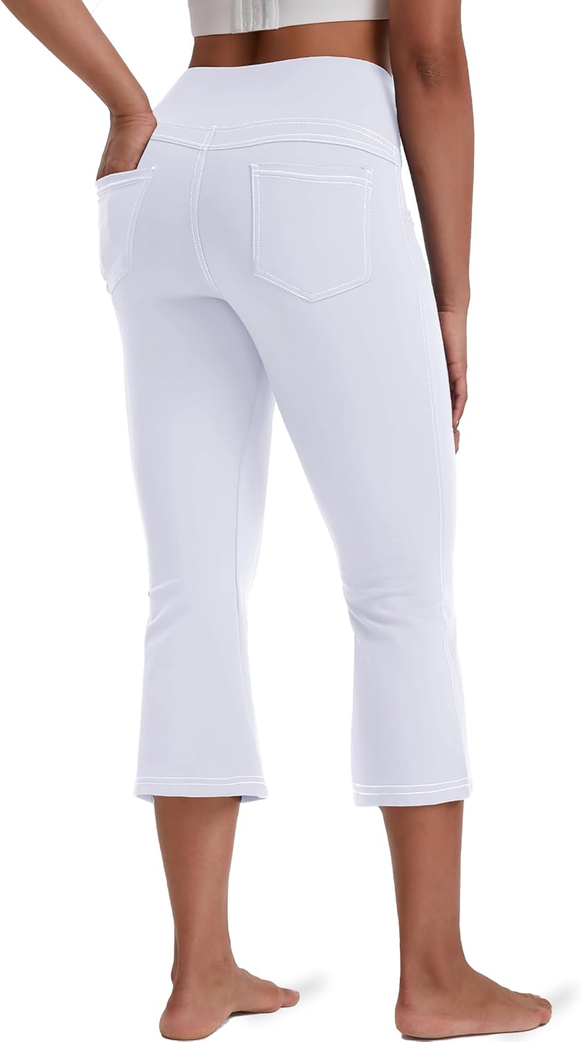 MediumBootcut-CapriCapri Bootcut-white