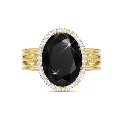 Linawe Birthstone Chunky Adjustable Rings for Women, Gold/Silver/Rose Gold Statement Rings, Imitation Diamond Fake Gemstone Crystal Cocktail Ring, Cubic Zirconia Costume Jewelry
