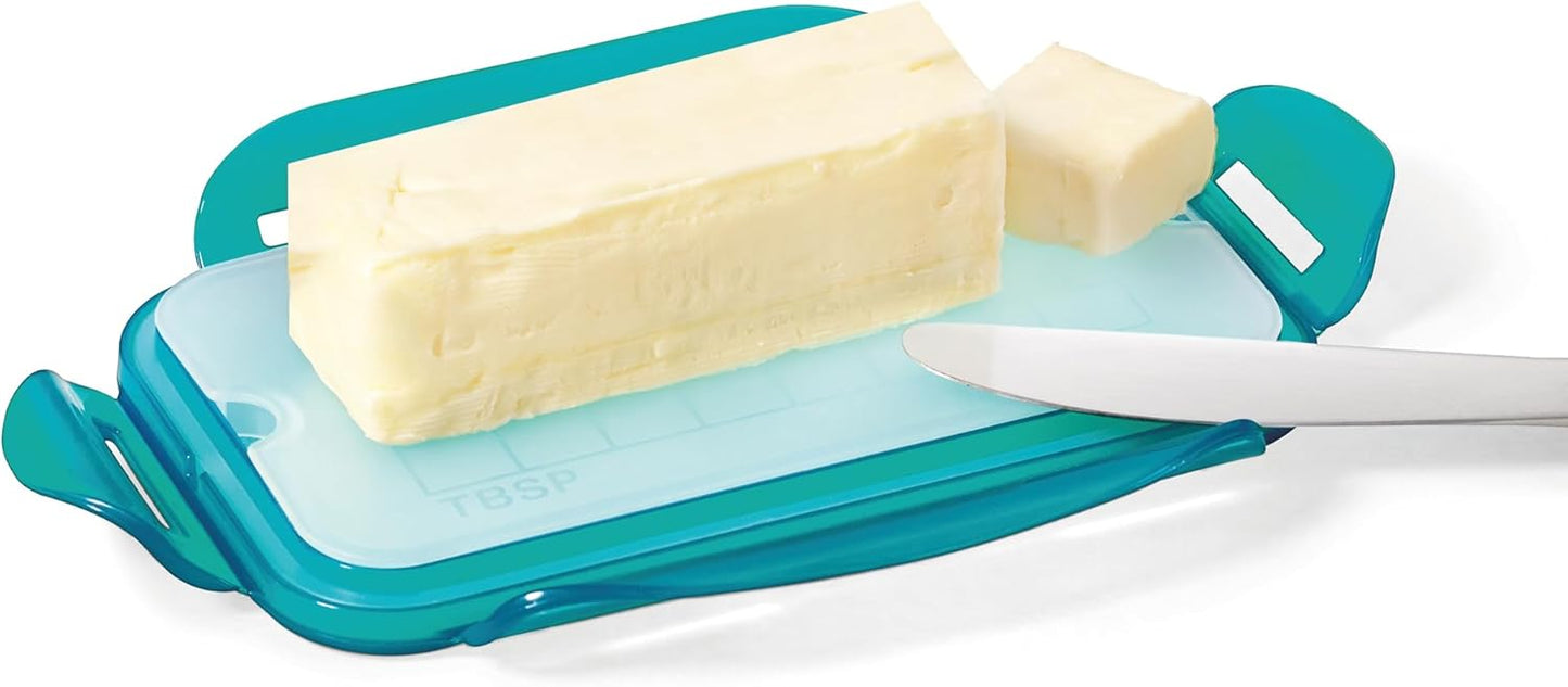 Starfrit LocknLock Kunststoff-Butterdose – Herausnehmbares Tablett mit Messskala – 750ml – Luftdicht – 4-seitiger Verschlussdeckel