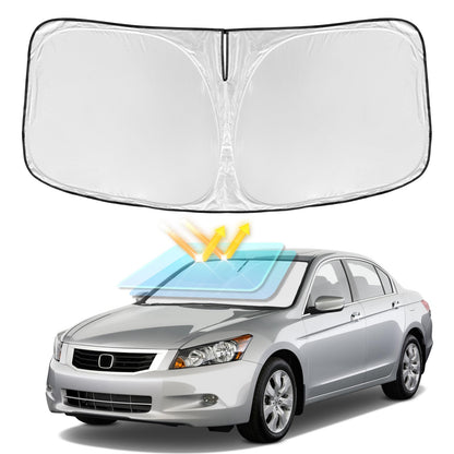 for Toyota Tacoma 2016-2023 2024 2025 2026 Sun Shade Sunshade Windshield Cover - 4 Layers Front Window Shade Custom Fit Tacoma 2Dr 4Dr Pickup Sun Visor 240T Shade Blocks UV Rays Car Accessories
