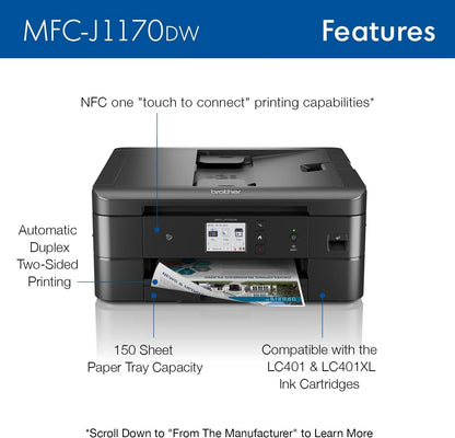 Brother MFC-J1170DW Review: A Compact and Versatile All-in-One Printer