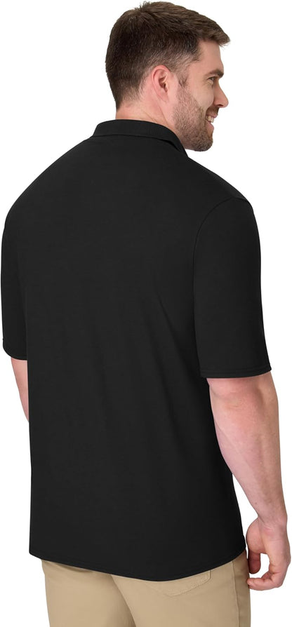 Hanes Men's Short Sleeve X-Temp Polo Shirt