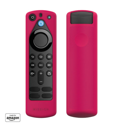Made for Amazon Remote Schutzhülle, für Alexa-Sprachfernbedienung (3. Generation) | Rot
