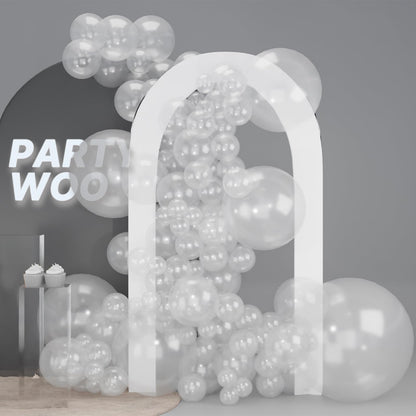 PartyWoo Light Pink Balloons 100 pcs Different Sizes of 36 18 12 10 5 Inch Pastel Baby Pale Pink Balloon Arch Kit Garland for Baby Shower Valentine's Day Princess Birthday Party Decorations Pink-Y48