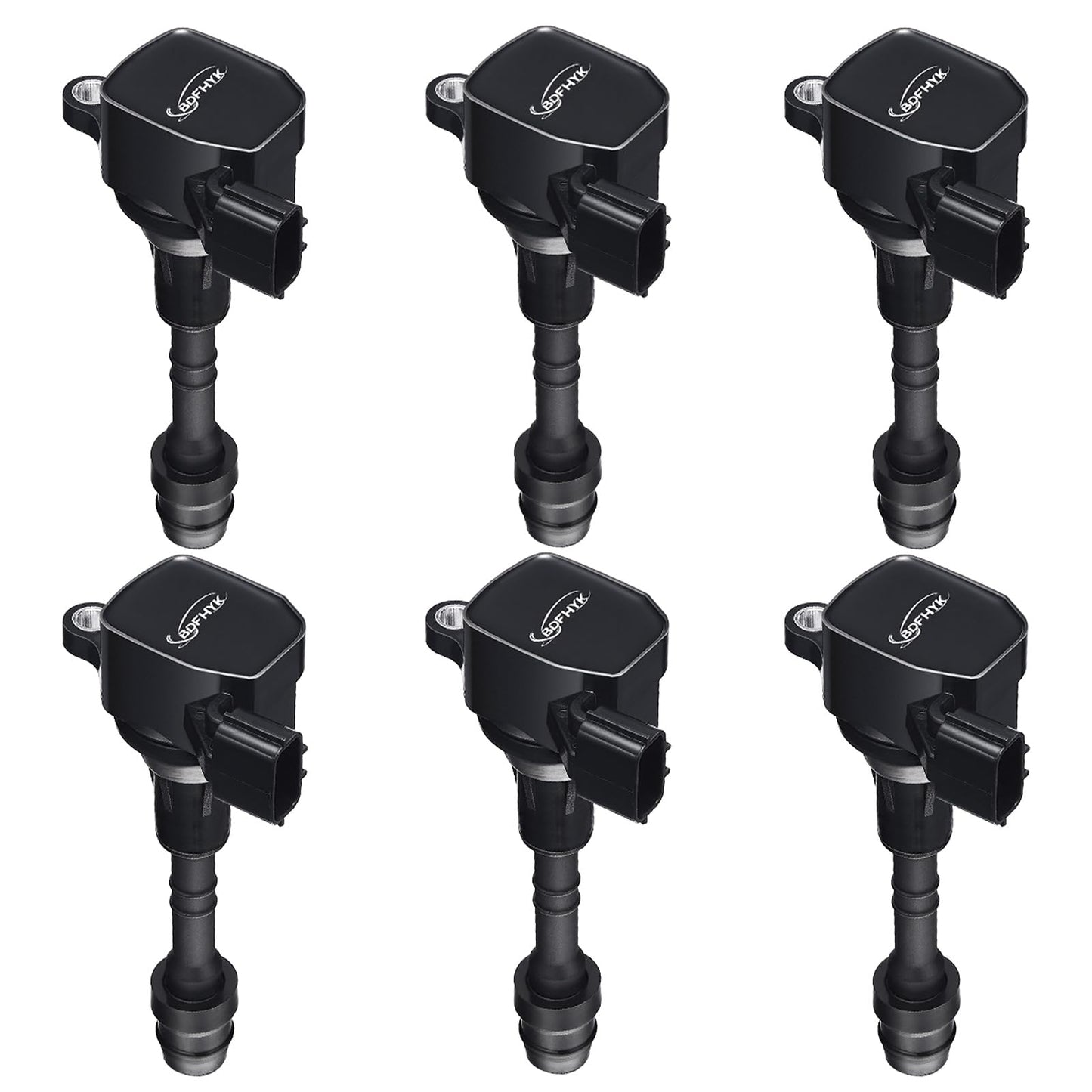 BDFHYK Ignition Coil Pack UF648 and Iridium Spark Plug 97390 Compatible with Jeep Grand Cherokee 2011-2015 Jeep Wrangler Dodge Charger Grand Caravan 2016 Chrysler 200 300 Jeep Coil Pack 3.6L Set of 6
