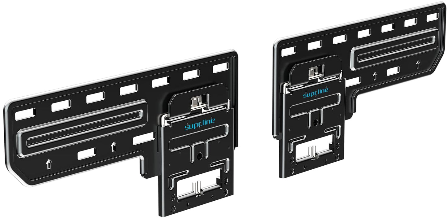 Supcline Ultra Slim TV Wall Mount for 42 to 100 inch Flat & Frame TVs Only, 0.31” Low Profile Flat to Wall TV Mount, Micro Gap Wall Mount tv Bracket, Hold up to 176 lbs, Blends in Any Interior