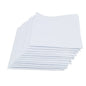 JukLoos Women's White Handkerchiefs,100% Soft Cotton Pocket Handkerchiefs for Lady Cotton 12 Pack