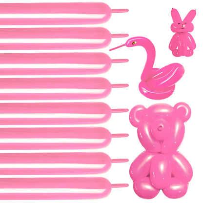 100Pcs clear 260 Balloons Clear Long Skinny Latex Balloon for Animal Ballons, Premium Quality Balloons for Beginners Baloons Making Kid's Carnivals Party Decoartion
