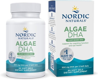 Nordic Naturals - Vegan Algae Plant-Based DHA Omega-3 500 mg. - 60 Softgels