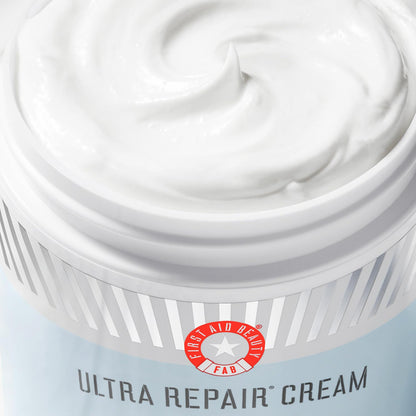 First Aid Beauty Ultra Repair Cream – Eczema Relief & Skin Barrier Repair Moisturizer with Colloidal Oatmeal & Ceramides, for Sensitive Dry Skin, Face & Body, 170.1g