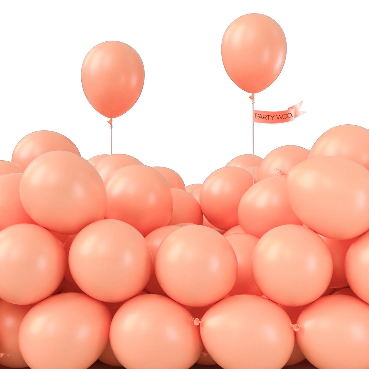 PartyWoo White Balloons 155pcs Different Sizes Pack of 18 12 10 5 Inch Matte White Latex Balloon Arch Kit Garland for Wedding Bridal Graduation Baby Shower Birthday Party Decorations White-Y13