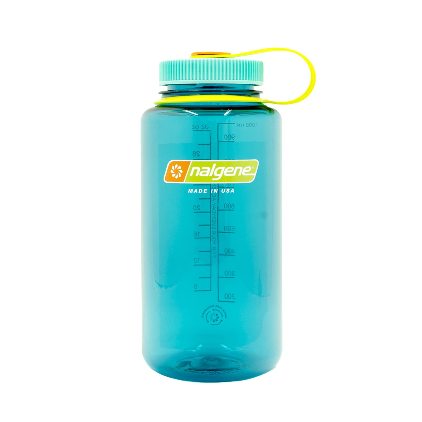 Nalgene 32 oz Wide Mouth Water Bottle | BPA-Free, Durable & Leak Proof, Lightweight Bottle for Hiking & Gym, Work & Travel