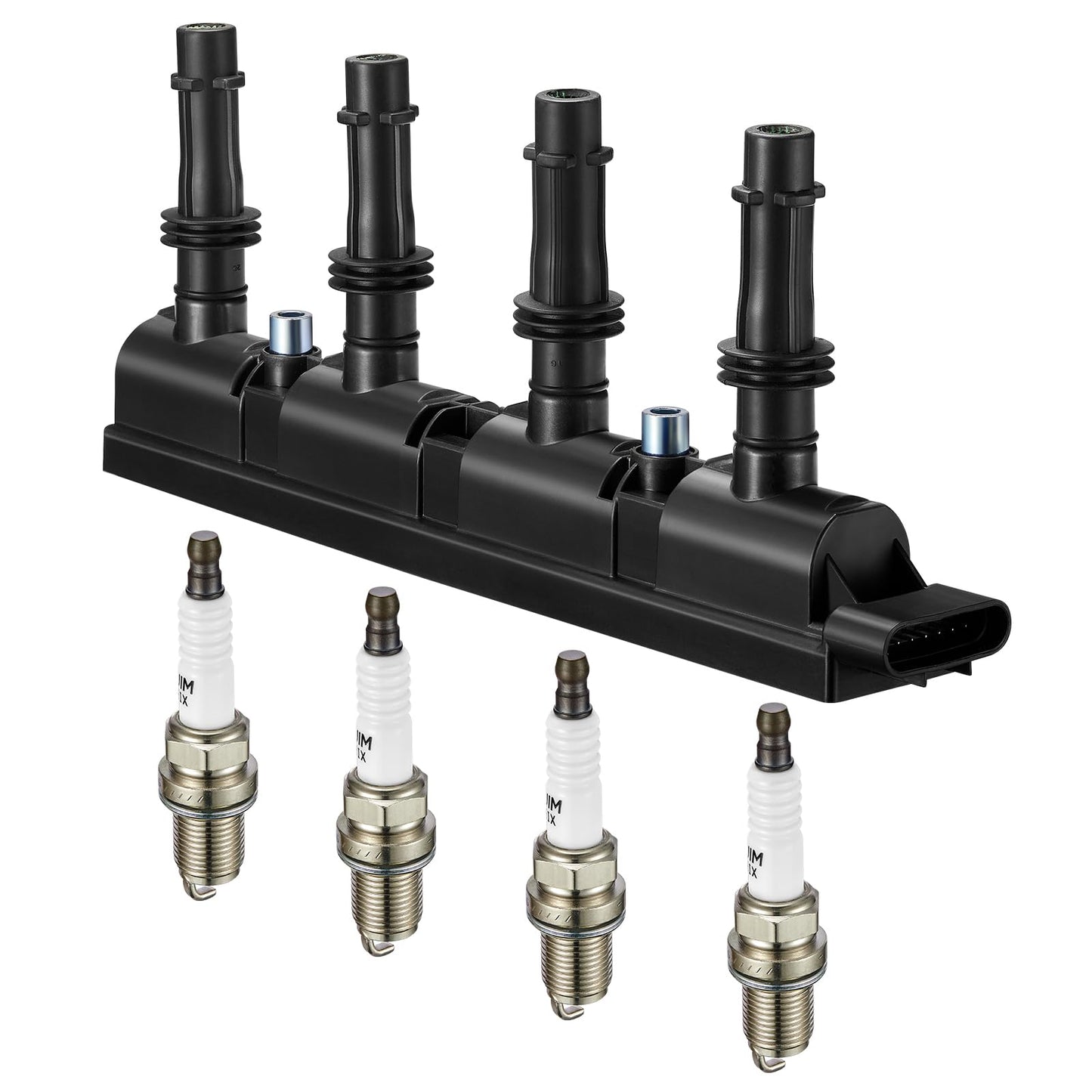 BDFHYK Ignition Coil Pack UF648 and Iridium Spark Plug 97390 Compatible with Jeep Grand Cherokee 2011-2015 Jeep Wrangler Dodge Charger Grand Caravan 2016 Chrysler 200 300 Jeep Coil Pack 3.6L Set of 6