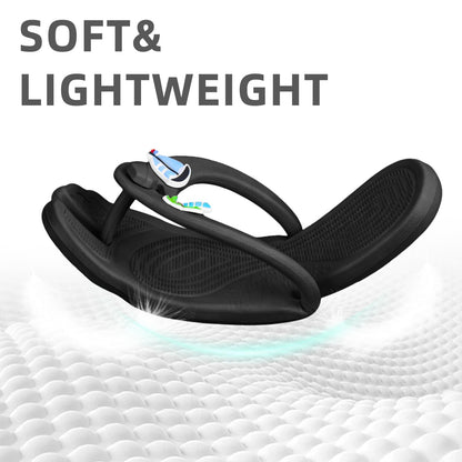 Rosoz Flip Flops for Women Men Foldable Travel Slippers Lightweight Shower Shoes Non-Slip Quick-Dry Bathroom Camp Beach Sandals