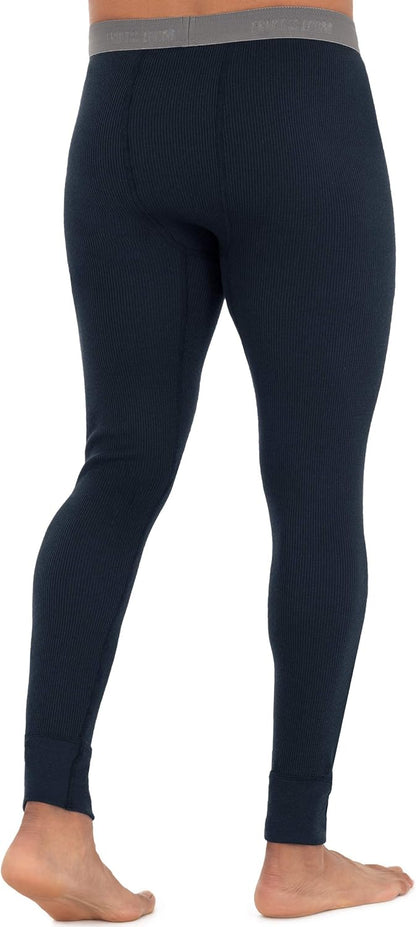 Fruit of the Loom Herren Premium Waffel-Thermo-Unterwäsche lange Unterhose aus recyceltem Material (1er-, 2er-, 3er- und 4er-Pack)