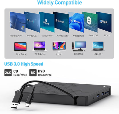ORIGBELIE External DVD Drive: A Versatile Solution for Your Optical Disc Needs