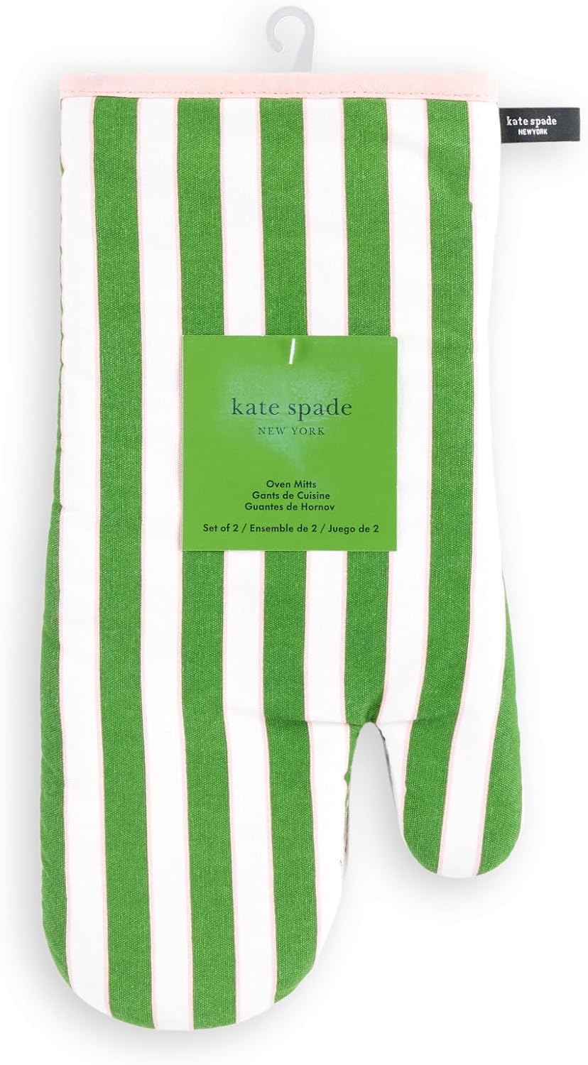 Kate Spade Botanical Stripe Oven Mitt: A Chic Kitchen Essential