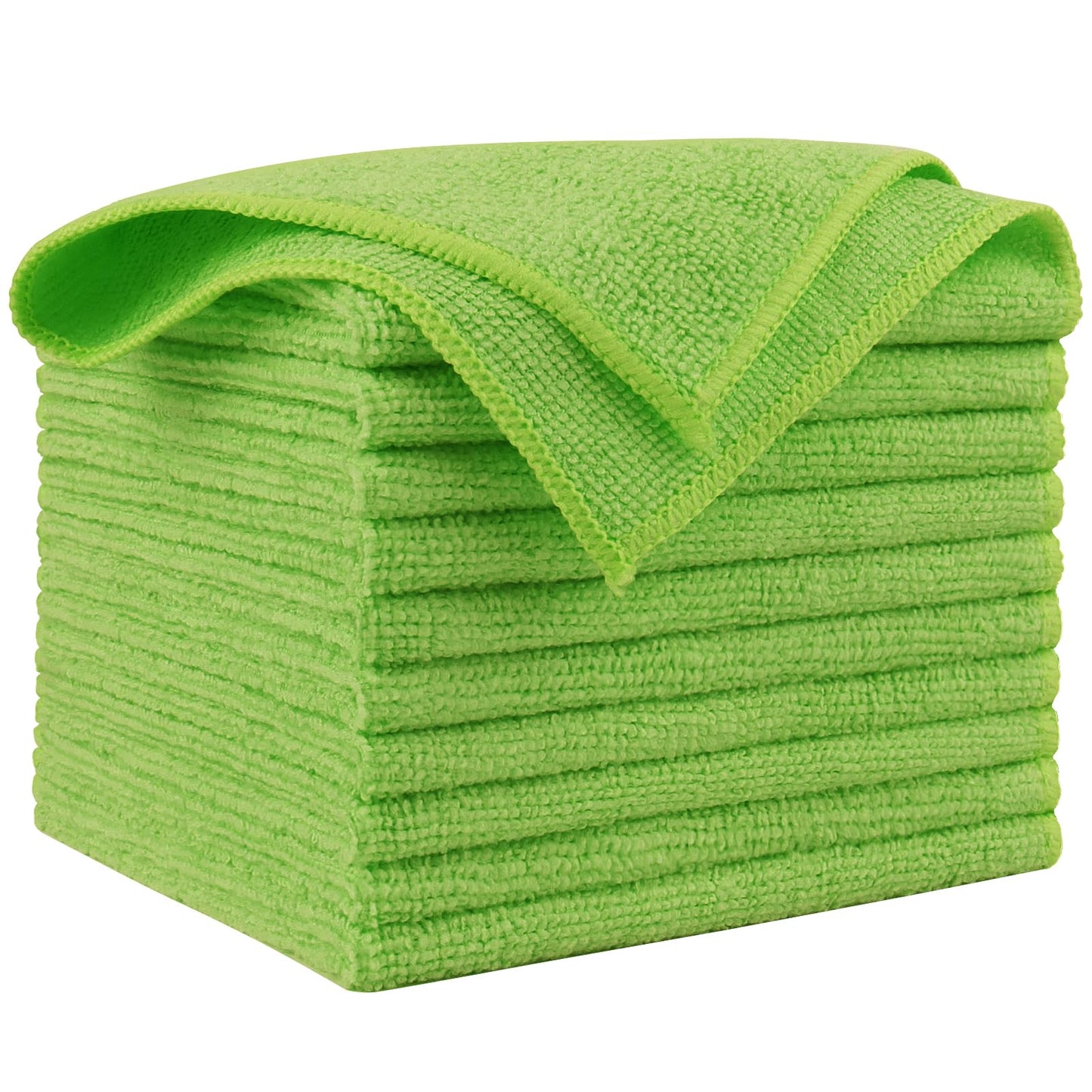 AIDEA Microfiber Cleaning Cloth, 50PK, Microfiber Towels for Cars, Premium Wash Cloths, Dusting Cloth Cleaning Rags, Absorbent Towels for SUVs, House, Kitchen, Window, Cleaning Supplies12×12"