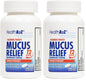 HealthA2Z® Mucus Relief | Guaifenesin 1200 mg | 100 Tablets | 12 Hour | Expectorant | Relieves Chest Congestion | Thins and Loosens Mucus (100 Tablets) (Pack of 2)