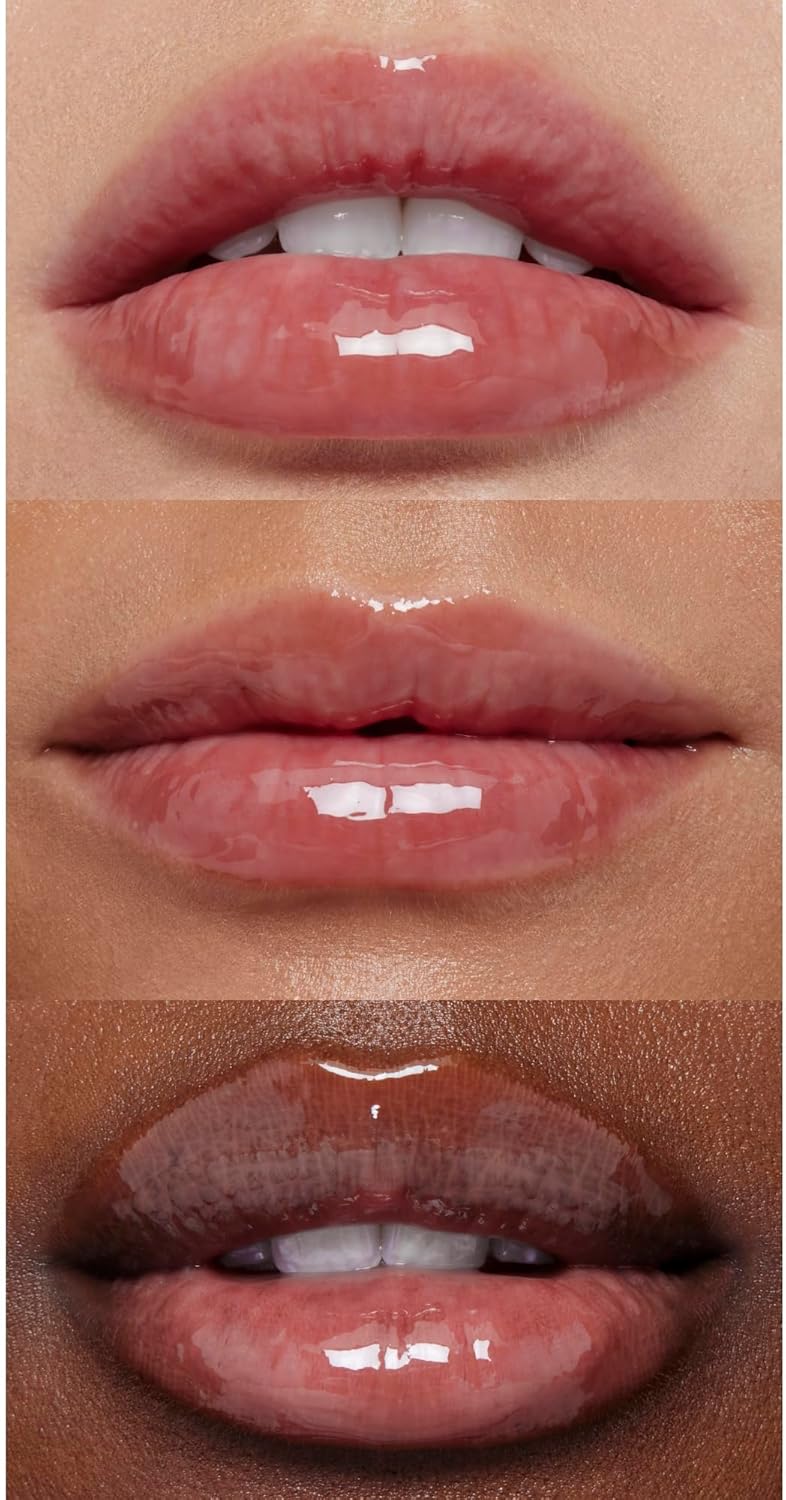 e.l.f. Glow Reviver Lip Oil, Pflegendes getöntes Lippenöl für ein hochglänzendes Finish, angereichert mit Jojobaöl, vegan & tierversuchsfrei, Rose Envy