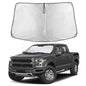 EcoNour Car Windshield Sunshade | Blocks 99% Heat & Keeps Interior Cool | Universal Fits Cars, SUVs, Trucks | Automotive Sun Screen, Visor & Car Accessories for Summer | Medium (64x32 Inches)