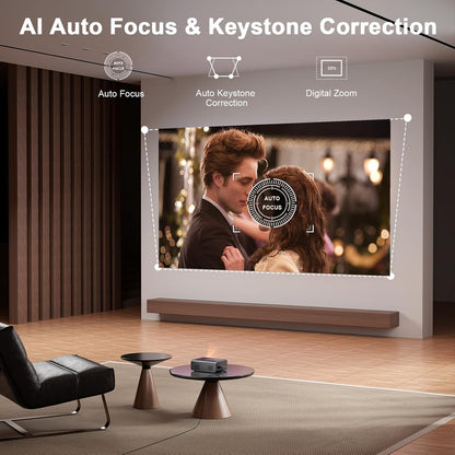2000 ANSI & Officially-Licensed APP 4K Smart Projector