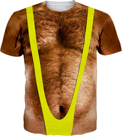 X-LargeYellow Chest Hair