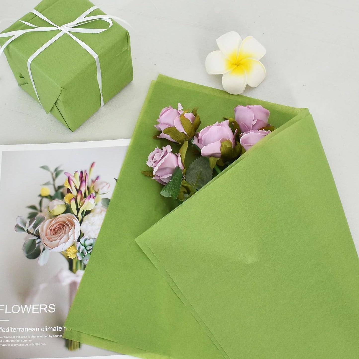 100 Blatt Seidenpapier Salbeigrün 35x50cm Geschenkpapier Seidenpapier Großpackung für DIY-Projekte Geschenktüten Geschenkverpackungen Hochzeiten Valentinstag Ostern Weihnachten und Geburtstagsfeiern Basteln