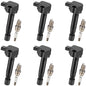 BDFHYK Ignition Coil Pack UF648 and Iridium Spark Plug 97390 Compatible with Jeep Grand Cherokee 2011-2015 Jeep Wrangler Dodge Charger Grand Caravan 2016 Chrysler 200 300 Jeep Coil Pack 3.6L Set of 6