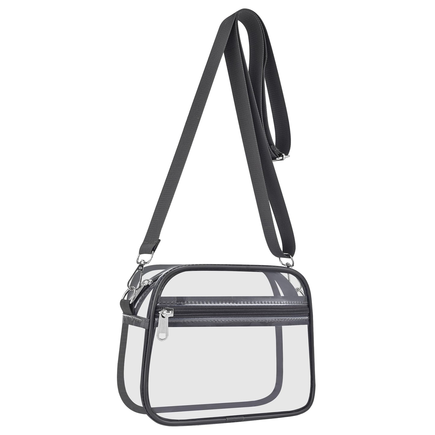Clear Bag for Stadium Events Clear Sports Fan Handbags Purses with Adjustbale Strap for Concerts Festivals Game Day