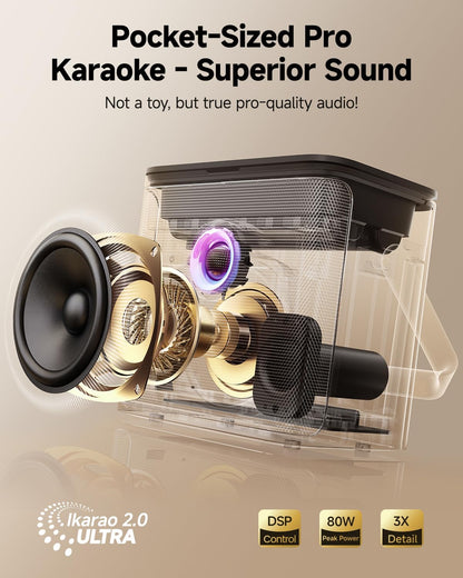 Ikarao Karaoke Machine: A Fun, Portable, and Feature-Rich Singing Companion