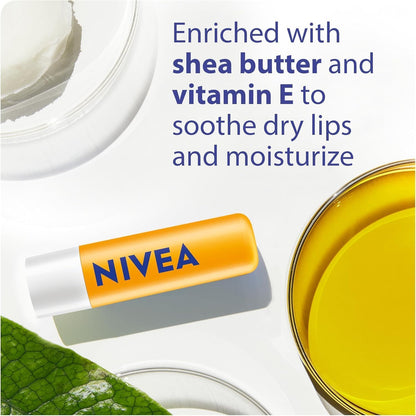 NIVEA Sun Lippenbalsam mit LSF 30 (2x4,8g) | Schützt vor Sonnenbrand, 24H Feuchtigkeit