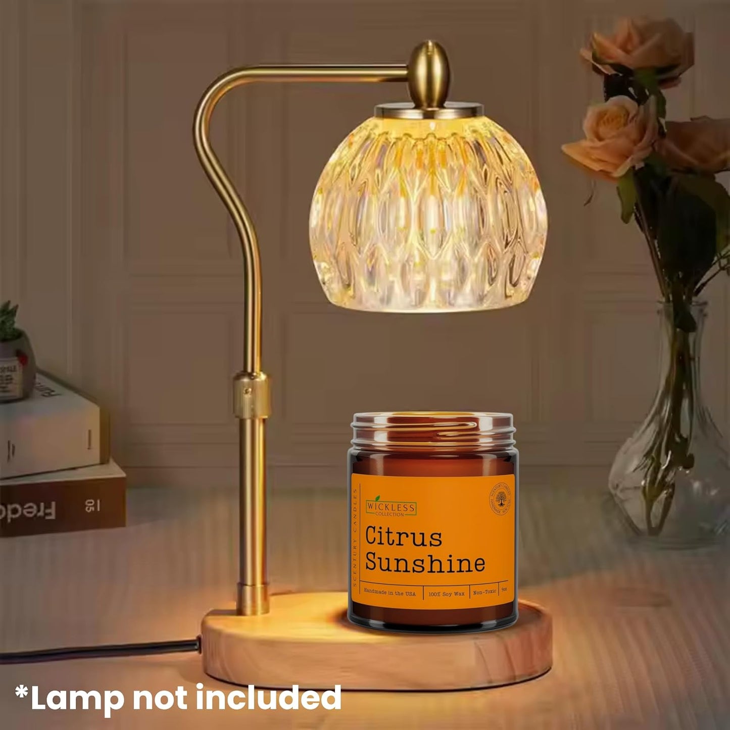 Wickless Citrus Scented Candles for a Cozy Home