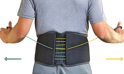 ASPEN Medical Products Quikdraw PRO Back Brace with Pulley System Lower-Back and Lumbar Pain Relief for Men and Women, Breathable, Large…