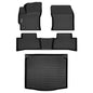 GINOWY-Floor Mats for Toyota 4Runner 1996-2002,1st+2nd Row,TPE All Weather Car Mats Custom Fit Rubber Floor Liners Car Accessories for Toyota 4Runner