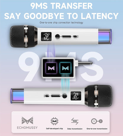 Upgrade Your Karaoke Game with ECHOMUSSY Wireless Microphones