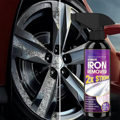 Iron Remover Car Detailing,Powerful Rust Stain Remover - Protective Metal Cleaner, 120ml Long-Lasting Automotive Detailing Products for Wheel