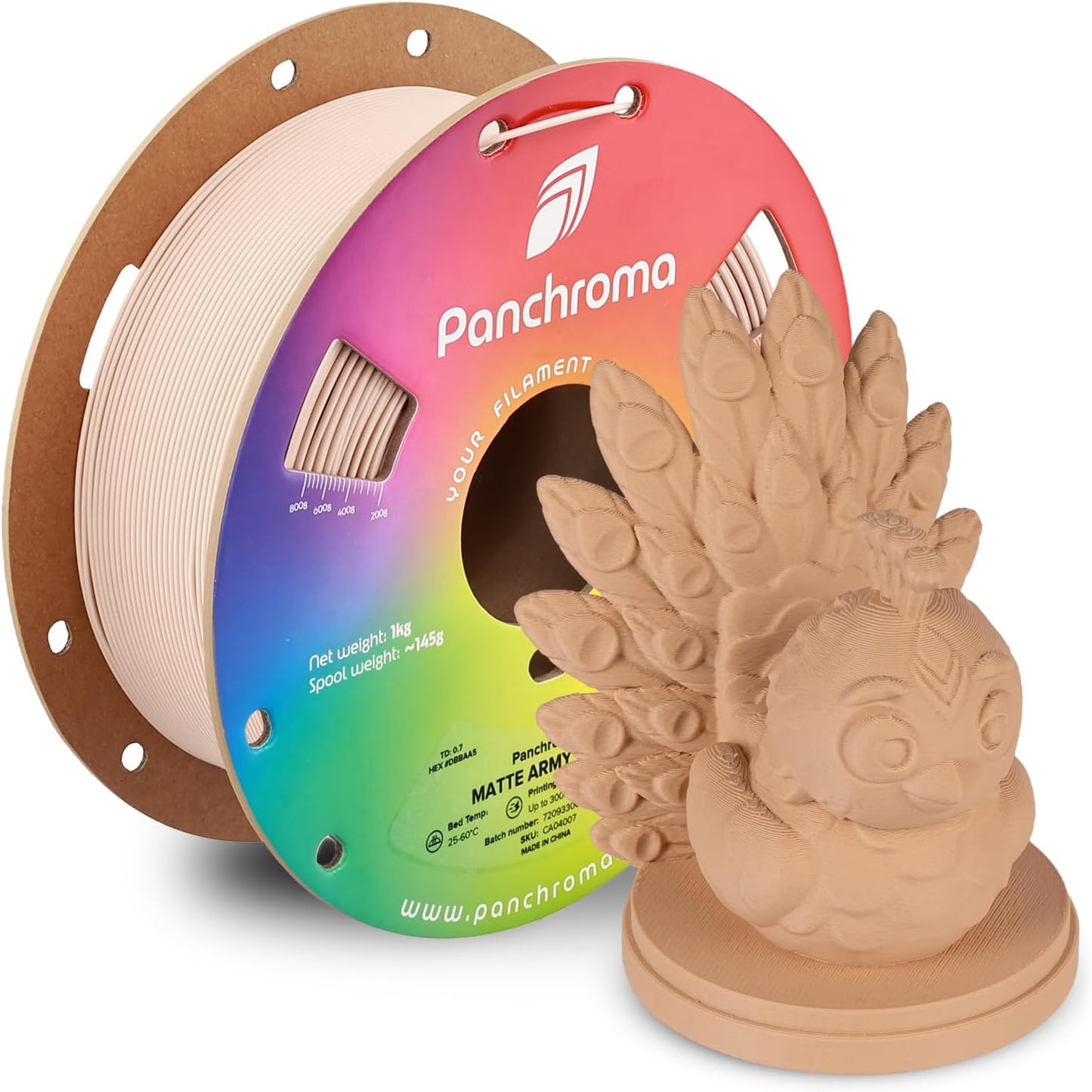 1kg - Matte113 - 1.75mm Matte Army Beige (Hex Code: #Dbbaa5)