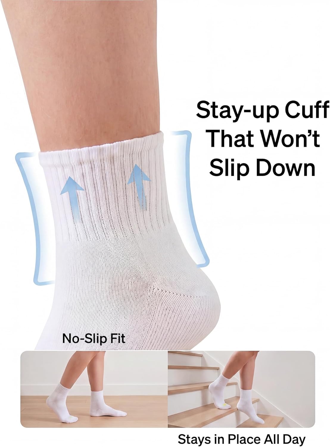 Hue Women's Mini Crew Sock 6 Pair Pack