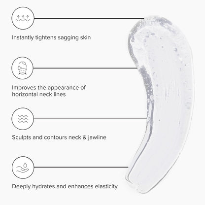 DRMTLGY Contouring Serum - Anti Aging Neck Cream for Skin Tightening and Firming, Sculpt and Define Jawline, Improves Horizontal Neck Lines and Sagging Skin, 1.7 oz