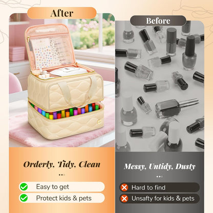 YOREPEK Nail Polish Organizer Case: A Game-Changer for Nail Enthusiasts
