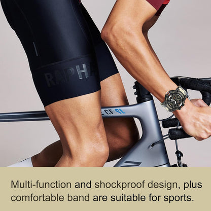 Herren Digitaluhr, Sportuhren für Männer Outdoor Militär Digital Analog Stoppuhr Wasserdicht Multifunktionale Armbanduhr