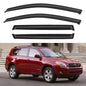 Window Visors Rain Guards for 2015-2026 Ford F150 SuperCrew & 2017-2026 F-150 Raptor F250 F350 F450 F550 Super Duty Crew Cab, Out-Channel Window Vent Deflectors Visors Shades Protectors