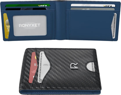 Carbon Dark BlueCash Pocket