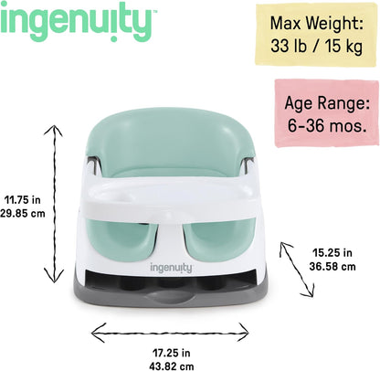 Ingenuity Baby Base 2-in-1 Sitzerhöhung mit Esstablett – Night Sky