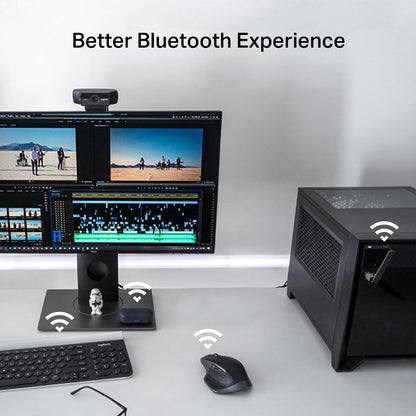 TP-Link USB Bluetooth Adapter for PC - Bluetooth 5.4 Dongle Receiver, Plug and Play, Nano Design, EDR & BLE, Supports Windows 11/10/8.1/7 for Desktop, Laptop, Keyboard, Mouse, etc (UB500)