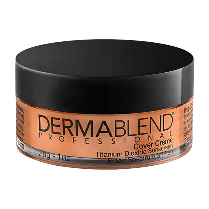 Dermablend Cover Crème Full Coverage Foundation Makeup, Hydrating Cream Concealer for Dark Circles and Blemishes, Maximum Coverage with Mineral Sunscreen SPF 30, 1 OZ